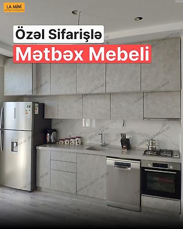 Özəl sifarişlə mətbəx mebeli – laconic və minimal dizayn - Layihəyə lalafo.az -da Özəl sifarişlə mətbəx mebeli – laconic və minimal dizayn - Layihəyə