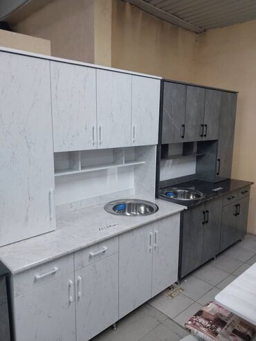 Кухонные гарнитуры: Кухонный гарнитур, Новый, цвет - Белый, ДСП, Платная доставка, Самовывоз — 28