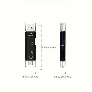 Druga oprema za računare i laptopove: Multifunkcionalni čitač memorijskih kartica USB 2.0 5u1 NOVO — 4