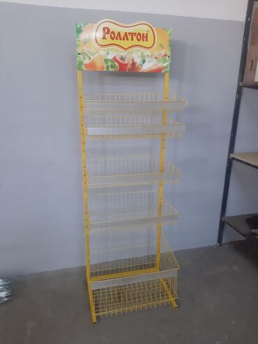 Setka vitrinləri: Dayaqlar səbətli (sizin malla uyğun) (sifarişlə hazırlanır) Qiymət — 3