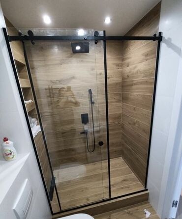 Душевые перегородки и ограждения: Современная душевая перегородка под заказ 🛁 💎 Закалённое безопасное — 7