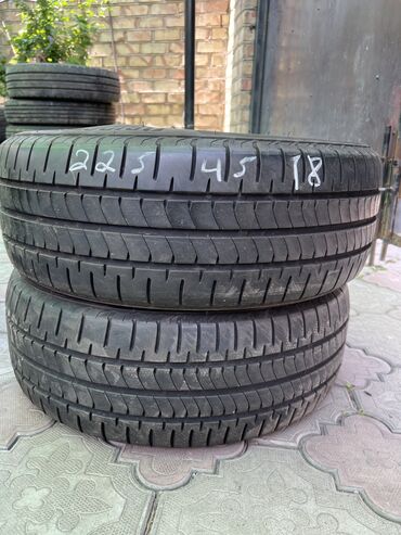 колесо для шиншиллы: Шины 225 / R 18, Лето, Б/у, Пара, Легковые, Япония, Bridgestone