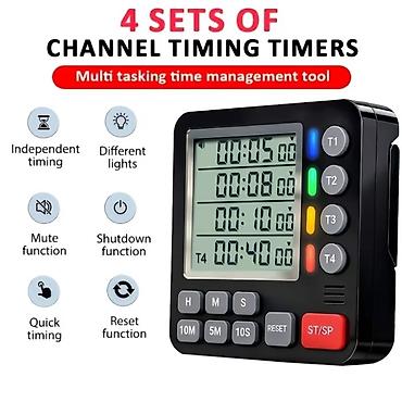 timer: Taymer 4 müstəqil kanallı Bu çoxfunksiyalı rəqəmsal taymer çox — 3