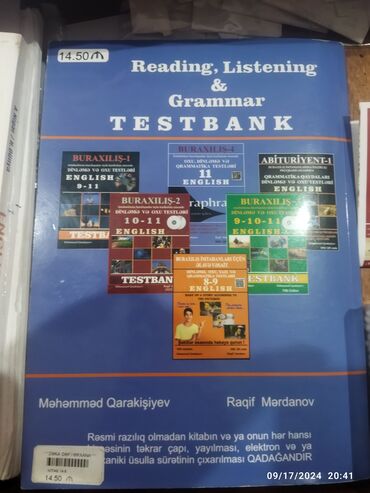 ingilis dili sinif testleri: Listening reading oxuma ve dinleme