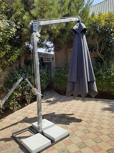 Bağ çətirləri: Yandan dayaqlı çətir Qeyd edilən kvadrat üzrə orta qiymətdir — 2