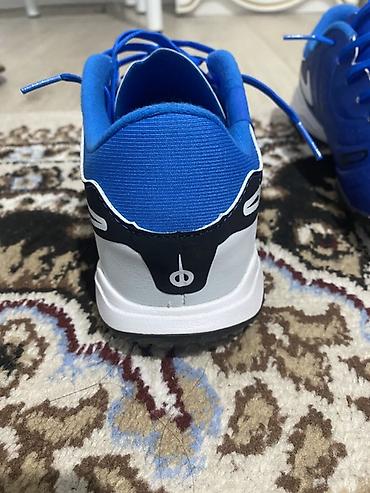 Бутсы: Футбольные бутсы/сороконожки Nike синего цвета. Продаю сороконожки — 4