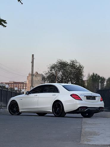mersedes e class: Mercedes-Benz S-class AMG: 2019 г., 4 л, Автомат, Бензин, Седан — 2