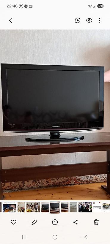 ТВ и видео: Б/у Телевизор Samsung 32" Бесплатная доставка, Платная доставка, Самовывоз — 1