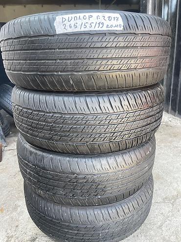 55: Шины 265 / 55 / R 19, Лето, Б/у, Комплект, Япония, Dunlop — 2