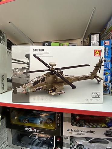 вертолёты: Конструктор WANGE AIR FORCE — вертолёт AH-64 Helicopter Gunships — 1