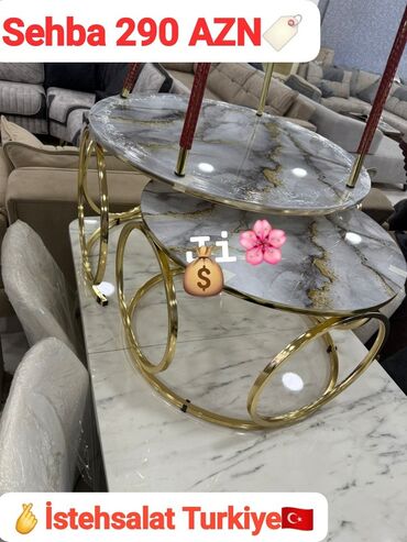 Masalar: Jurnal masası, Yeni, Açılmayan, Şüşə, Oval masa — 7