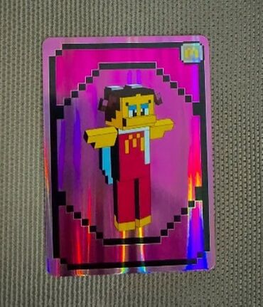 Oyuncaqlar: McDonald’s X Minecraft
Birdie wings code card
only code cart!!!