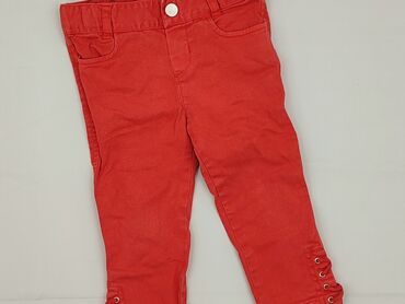 woskowane spodnie stradivarius: Niemowlęce spodnie materiałowe, 12-18 miesięcy, 80-86 cm, Zara, stan - Bardzo dobry