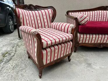 Stilske garniture: Stilska garnitura DJORĐEVIĆ - Bidermajer mebl - EXTRA STANJE U — 3