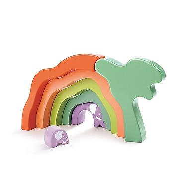 pianino: Hape drvene kocke – afrički slonovi, šifra proizvoda: 2200 Set — 1