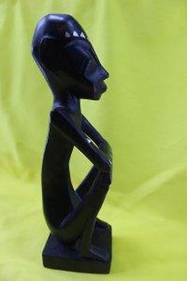 Figure: STARA DRVENA AFRIČKA FIGURA, RETKO | Stara afrička drvena figura — 7