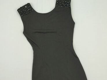 elegancka sukienki czarna: Sukienka, S, stan - Idealny