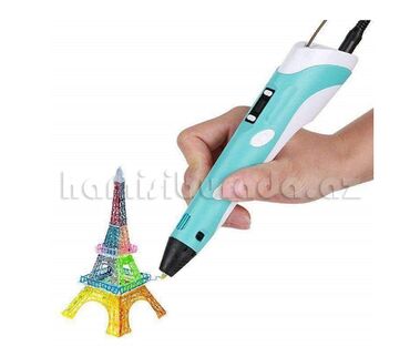 3d qelem qiymeti: 3D qələm \ 3D ручка \ 3D pen-2 3D tutacaqlarının köməyi ilə