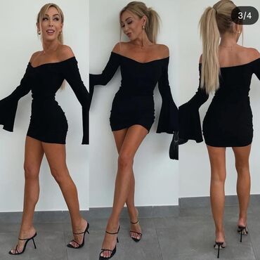 Haljine: L, bоја - Crna, Koktel, klub, Dugih rukava na lalafo.rs — 14 Haljine: L, bоја - Crna, Koktel, klub, Dugih rukava — 14