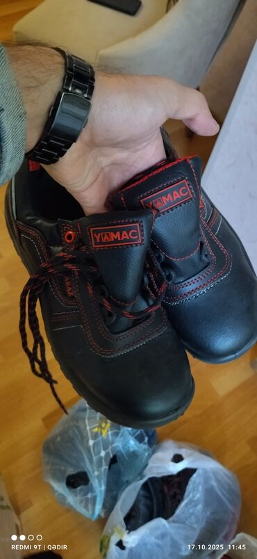 qəhvəyi botinkalar: İş ayaqqabıları – bir neçə model - Brendlər: YAMAC, SDS, Dickies -