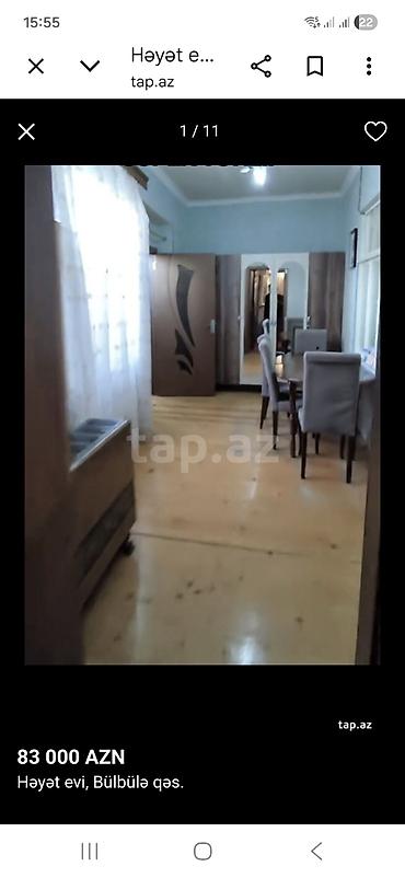 Həyət evləri və villaların satışı: Bülbülə qəs. 6 otaqlı, 128 kv. m, Kredit yoxdur, Təmirsiz — 2