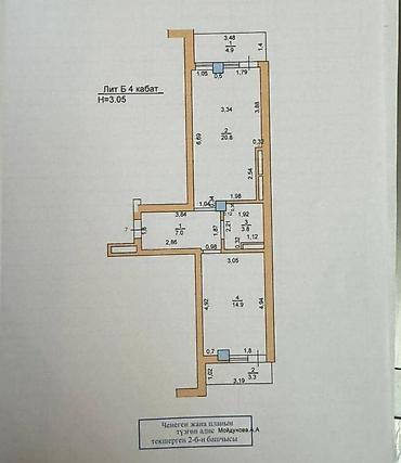 Продажа квартир: 1 комната, 55 м², Элитка, 4 этаж, Готовая ПСО (под самоотделку) — 4