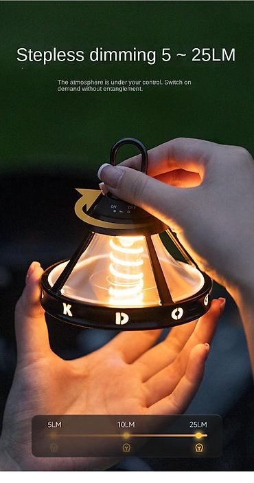 smart light фонарь: Портативный кемпинговый светильник-лампа - Форм-фактор — 4