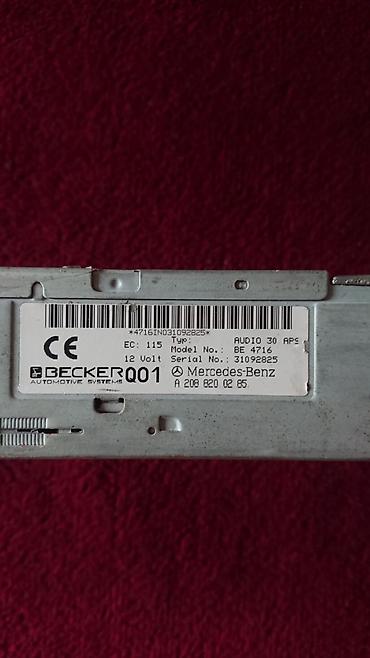avtomobil ucun soba: Mercedes-Benz Audio 30 APS (BECKER Q01) orijinal avtomobil maqnitofonu — 3