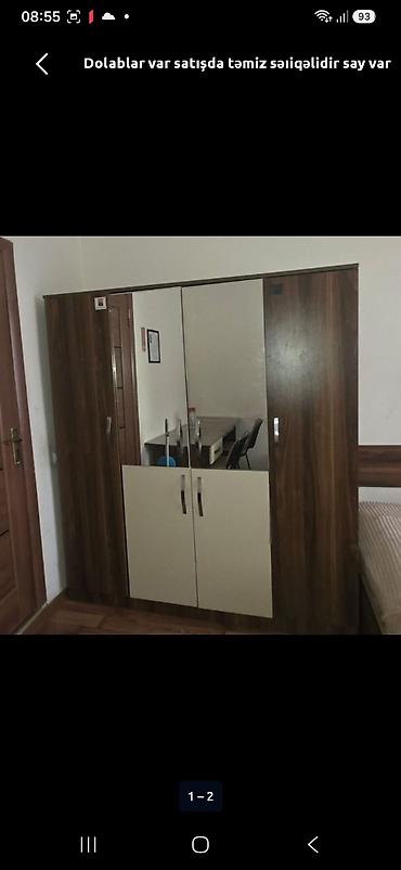 Mebel dəsti – şkaf 60m və tək nəfərlik metal çarpayı 40m - Geniş lalafo.az -da Mebel dəsti – şkaf 60m və tək nəfərlik metal çarpayı 40m - Geniş
