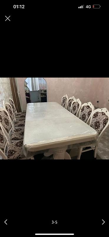 столы обеденные: Обеденный гарнитур в классическом стиле Состав: - Большой — 5