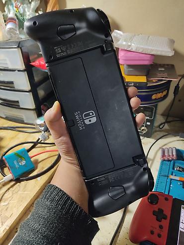 Nintendo Switch: Nintendo Switch oled чипованная (прошитая) встроенная память 64гб+64гб — 5