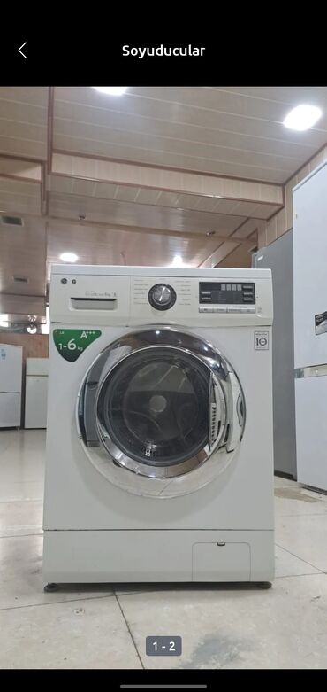 Paltaryuyan maşınlar: Paltaryuyan maşın LG, 6 kq, İşlənmiş, Avtomat, Kredit yoxdur, Ödənişli çatdırılma