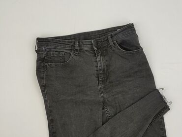 rajstopy czarne ze srebrną nitką: Jeans for women, size S