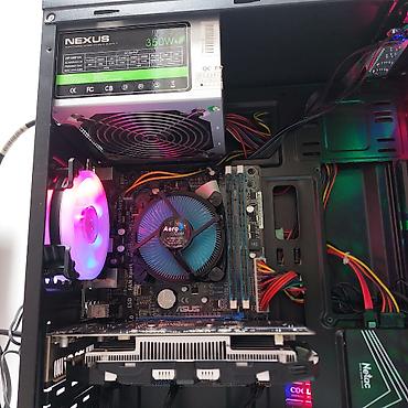 Masaüstü kompüterlər və iş stansiyaları: ŞOK ENDİRİM!!! Oyun üçün Kompüter "RGB Core i5 3470 16GB Ram GTX1050 — 12