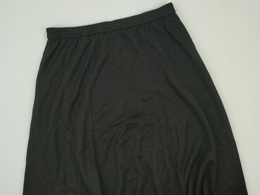 spódnice z guzikami czarne: Skirt, 4XL (EU 48), condition - Very good