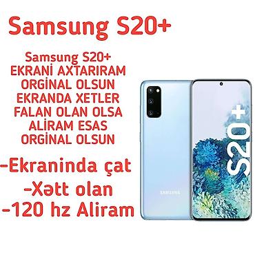 samsung a20 ekrani: Samsung Galaxy S20 Plus, 128 GB, rəng - Ağ, Zəmanət, Kredit, Qırıq — 1