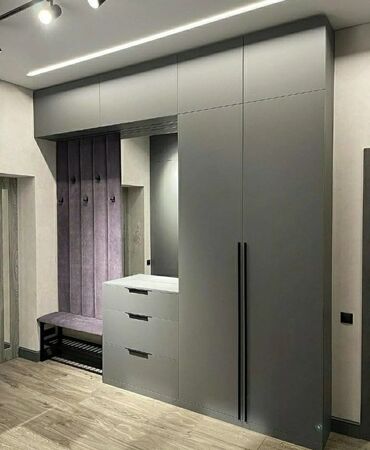 Sifarişlə dolablar: Düz dolab, Dəhliz üçün, Paltar üçün, Açılan, Quraşdırıla bilən, 4 qapılı — 3