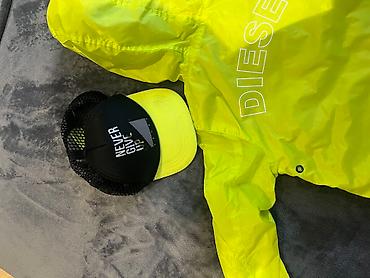 papaq modelləri: Diesel brendinden 5-7 yashli ushaq ucun kuleklik(vetrovka). Benetton — 5