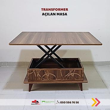 Masalar: Jurnal masası, Yeni, Transformer, Dördbucaq masa — 6