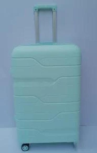 Putni koferi i torbe: Tvrdi kofer na točkiće – mint zelena boja - Materijal: čvrsta — 18