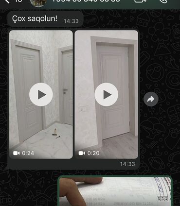 qapi ev ucun: Daxili otaq qapısı, açıq boz rəngdə və klassik üslubda, müasir evlər