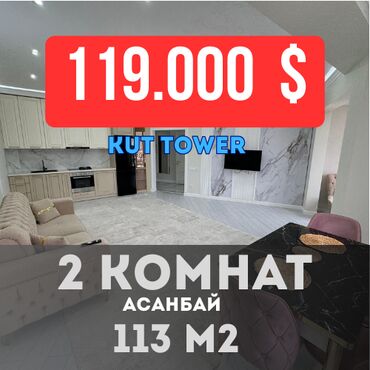 Продажа домов: 2 комнаты, 64 м², Элитка, 13 этаж, Евроремонт