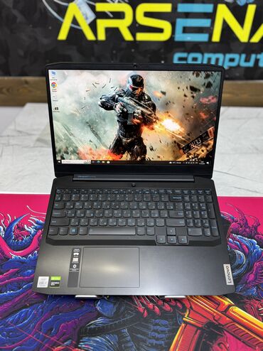 ноутбук для игры: Ноутбук, Lenovo, 16 ГБ ОЭТ, Intel Core i7, 15.6 ", Оюндар үчүн, эс тутум HDD + SSD