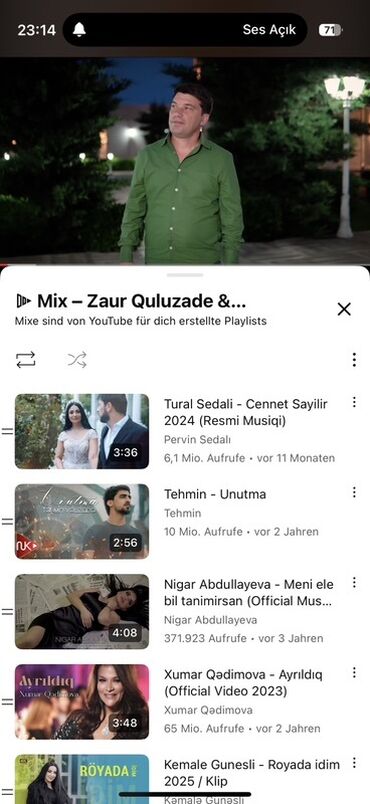 İnformatika: YouTube musiqi miks playlisti hesabı satılır. Xüsusiyyətlər: -