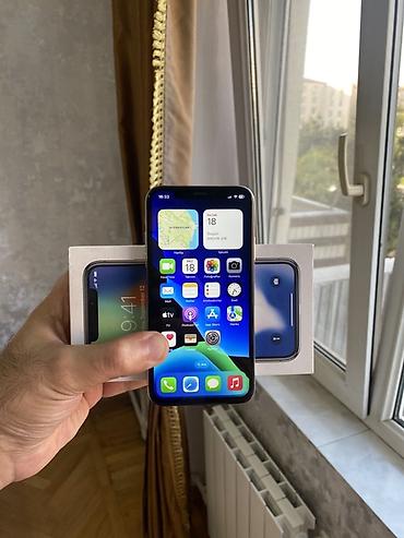 iphone x satis: IPhone X, 256 GB, Gümüşü, Face ID — 1