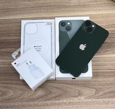 Apple iPhone: IPhone 13, 256 GB, Alpine Green, Face ID