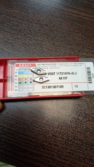 Digər alətlər: Torna və frezə üçün kəsici lövhəciklər (karbid insertlər) komplekti - — 5