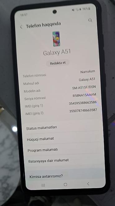 a51 kabrolari: Samsung Galaxy A51, rəng - Qara, İki sim kartlı — 7