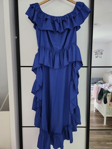 svecane haljine ruma: XL (EU 42), Single-colored, color - Light blue
