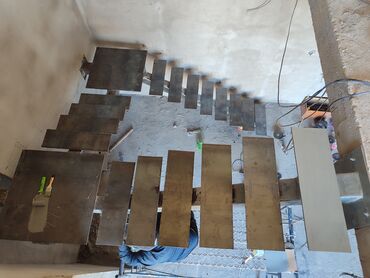 Обшивка лестниц: Лестница лестница каркас сварочный работа лестница перила на весь — 28